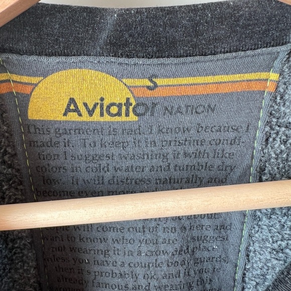 Aviator Nation Hand Dyed Crew Neck Sweatshirt - Picture 4 of 4